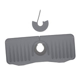 Maxbell Faucet Absorbent Mat Easy to Use Machine Washable Reuseable Soft Durable grey