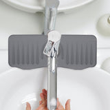 Maxbell Faucet Absorbent Mat Easy to Use Machine Washable Reuseable Soft Durable grey