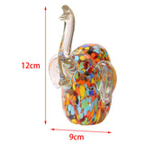 Maxbell Glass Animal Sculpture Collection New Year Animal Figurines Vivid Style B