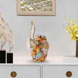 Maxbell Glass Animal Sculpture Collection New Year Animal Figurines Vivid Style B