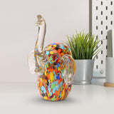 Maxbell Glass Animal Sculpture Collection New Year Animal Figurines Vivid Style B