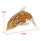Maxbell Glass Animal Sculpture Collection New Year Animal Figurines Vivid Style C