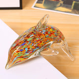 Maxbell Glass Animal Sculpture Collection New Year Animal Figurines Vivid Style C