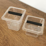 Maxbell Acrylic Espresso Knocking Box Durable for Household Restaurant Barista Large clear