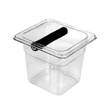 Maxbell Acrylic Espresso Knocking Box Durable for Household Restaurant Barista Large clear