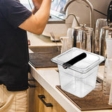 Maxbell Acrylic Espresso Knocking Box Durable for Household Restaurant Barista Large clear