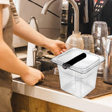 Maxbell Acrylic Espresso Knocking Box Durable for Household Restaurant Barista Large clear