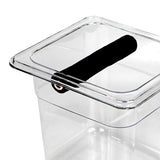 Maxbell Acrylic Espresso Knocking Box Durable for Household Restaurant Barista Large clear