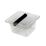 Maxbell Acrylic Espresso Knocking Box Durable for Household Restaurant Barista Small clear