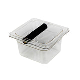 Maxbell Acrylic Espresso Knocking Box Durable for Household Restaurant Barista Small clear