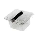 Maxbell Acrylic Espresso Knocking Box Durable for Household Restaurant Barista Small clear