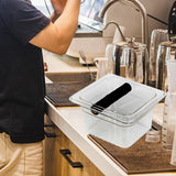 Maxbell Acrylic Espresso Knocking Box Durable for Household Restaurant Barista Small clear