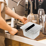 Maxbell Acrylic Espresso Knocking Box Durable for Household Restaurant Barista Small clear