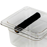 Maxbell Acrylic Espresso Knocking Box Durable for Household Restaurant Barista Small clear