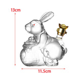 Maxbell Decanter with Stopper Accessories Transparent for Vodka Office