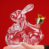 Maxbell Decanter with Stopper Accessories Transparent for Vodka Office