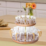 Maxbell Drinks Glass Cup Rack Cup Drying and Serving Rack for Bar Coffee Kitchen