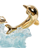 Maxbell Creative Creative Dolphin Rack Animal Sculpture Crafts for gifts style A
