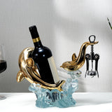 Maxbell Creative Creative Dolphin Rack Animal Sculpture Crafts for gifts style A