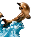 Maxbell Creative Creative Dolphin Rack Animal Sculpture Crafts for gifts style D