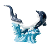 Maxbell Creative Creative Dolphin Rack Animal Sculpture Crafts for gifts style E