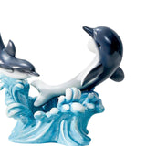 Maxbell Creative Creative Dolphin Rack Animal Sculpture Crafts for gifts style E