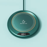 Maxbell Beverage Cup Warmer Winter Electric Coffee Constant Insulation Pad for Desk Green
