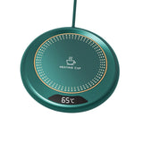 Maxbell Beverage Cup Warmer Winter Electric Coffee Constant Insulation Pad for Desk Green