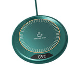 Maxbell Beverage Cup Warmer Winter Electric Coffee Constant Insulation Pad for Desk Green