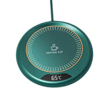 Maxbell Beverage Cup Warmer Winter Electric Coffee Constant Insulation Pad for Desk Green