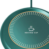Maxbell Beverage Cup Warmer Winter Electric Coffee Constant Insulation Pad for Desk Green