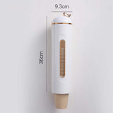 Maxbell Paper Cup Dispenser Wall Mounted with top storage Party Supplies White