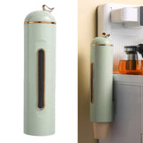 Maxbell Paper Cup Dispenser Wall Mounted with top storage Party Supplies Green
