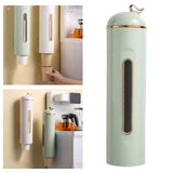 Maxbell Paper Cup Dispenser Wall Mounted with top storage Party Supplies Green