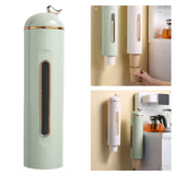 Maxbell Paper Cup Dispenser Wall Mounted with top storage Party Supplies Green
