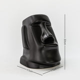 Maxbell Tissue Box Retro Statue Multipurpose Decoration for Bedroom Kitchen Bathroom Black