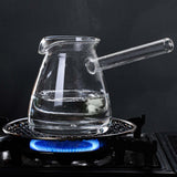 Maxbell Coffee Pot Glass Water Boiling Pot Butter Melting Pot for Coffee