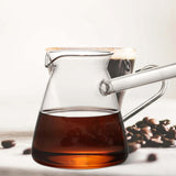 Maxbell Coffee Pot Glass Water Boiling Pot Butter Melting Pot for Coffee