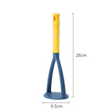 Maxbell Potato Ricer Hanging Hook Ergonomic Grip Manual for Yam Cooking Vegetable Blue