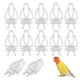 Maxbell Portable Bird Food Holder Durable Vegitable Clips Animal for Parakeet Tool