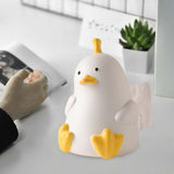 Maxbell Cute Tissue Cover Ceramic Tissue Box Holder for Hotel Countertop Living white