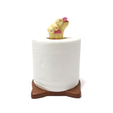 Maxbell Roll Paper Towel Holder Kitty Paw Bathroom Tissue Napkins Rack for Kitchen