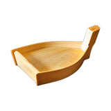 Maxbell Wooden Sushi Boats Tray Serving Platter Tableware for Dessert Pastry Home S