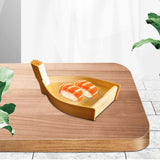 Maxbell Wooden Sushi Boats Tray Serving Platter Tableware for Dessert Pastry Home S