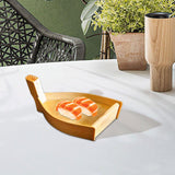 Maxbell Wooden Sushi Boats Tray Serving Platter Tableware for Dessert Pastry Home S