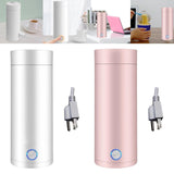Maxbell Electric Kettle Vacuum Insulated Coffee Small us Adapter White