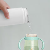 Maxbell Electric Kettle Vacuum Insulated Coffee Small us Adapter White