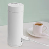 Maxbell Electric Kettle Vacuum Insulated Coffee Small us Adapter White