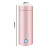 Maxbell Electric Kettle Vacuum Insulated Coffee Small us Adapter Pink