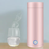Maxbell Electric Kettle Vacuum Insulated Coffee Small us Adapter Pink